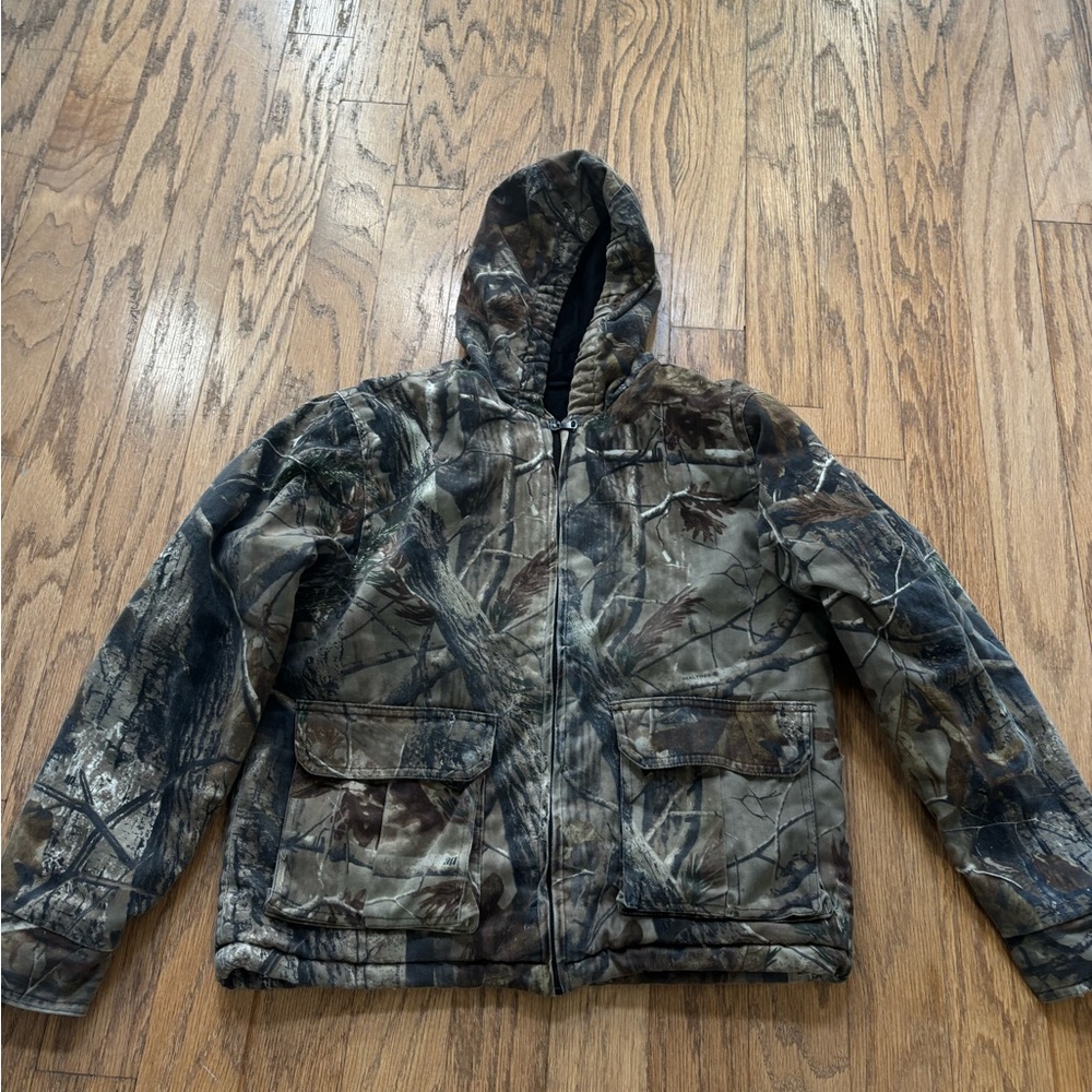 Kids Realtree Camouflage Quilted Jacket